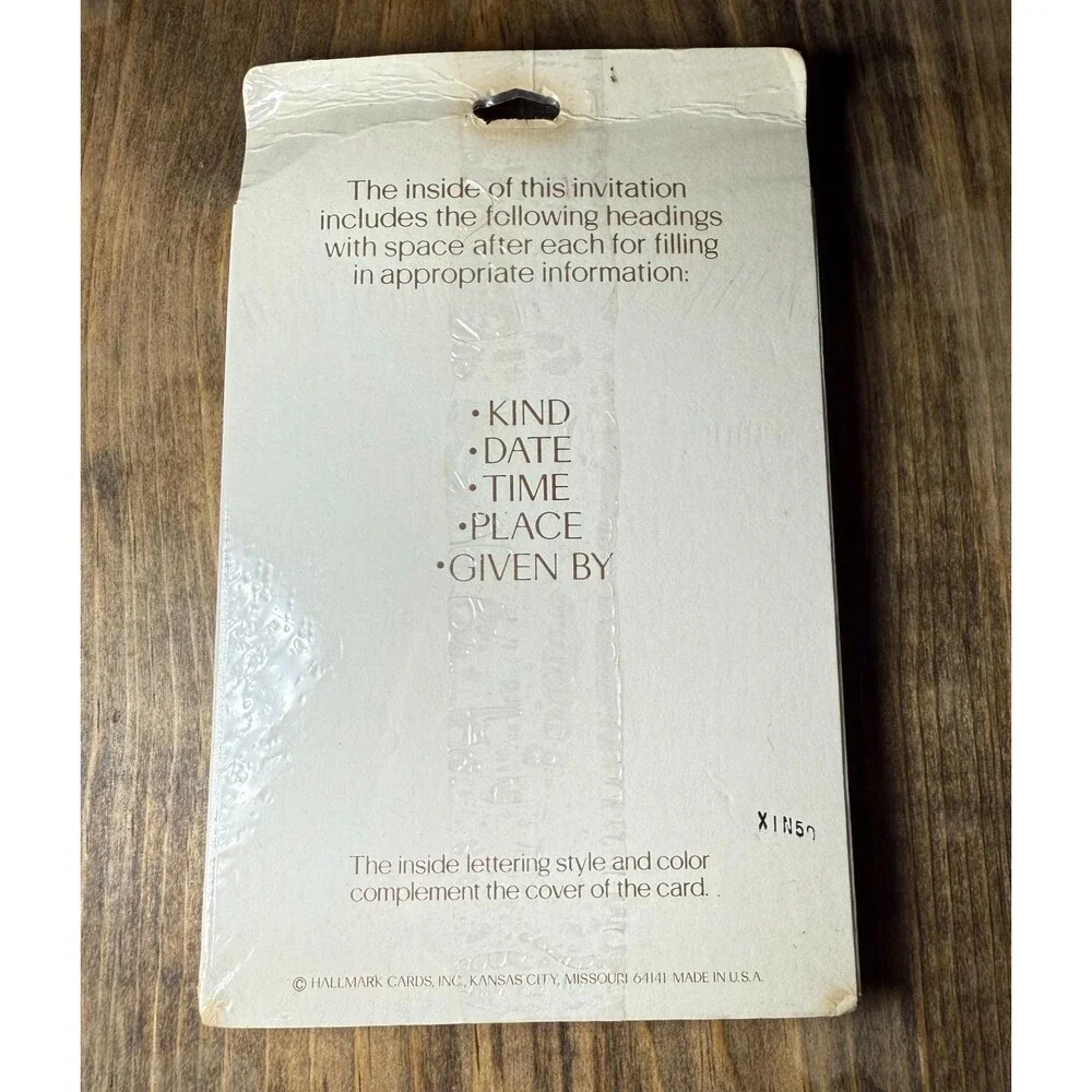 Vintage Hallmark Christmas Party Invitations A HOLIDAY GATHERING 8/pk